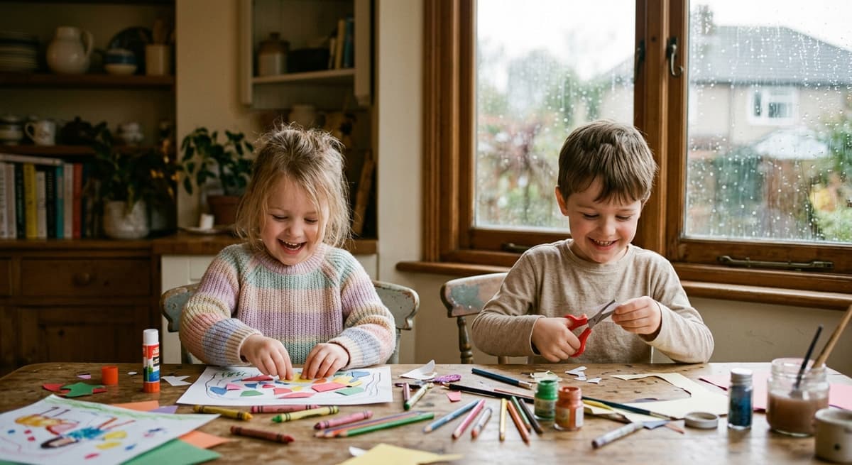 10 attività creative per le giornate di pioggia