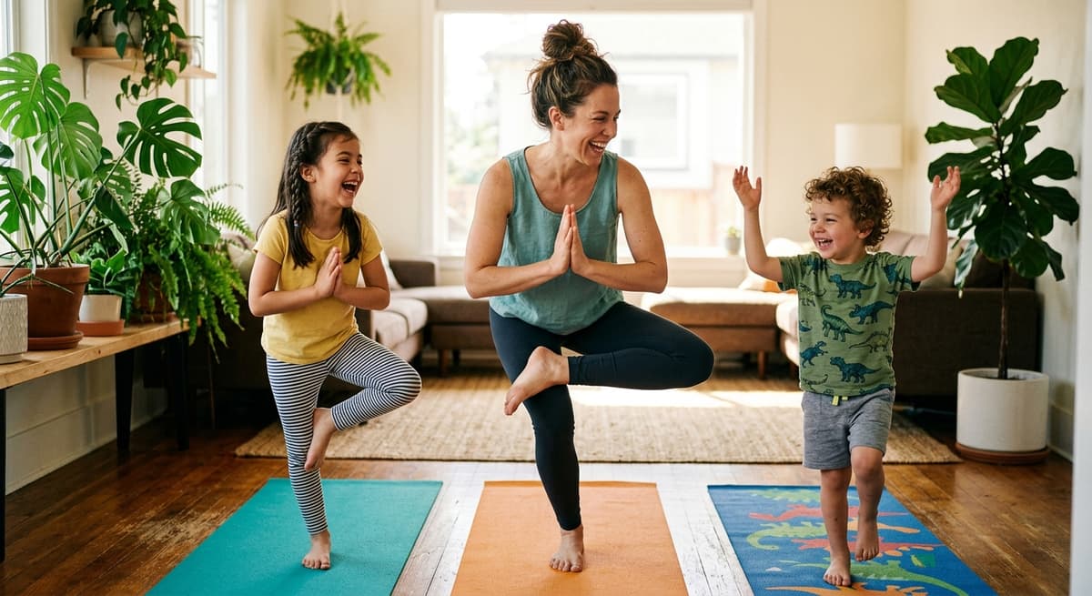 Yoga per bambini: posizioni divertenti da provare insieme